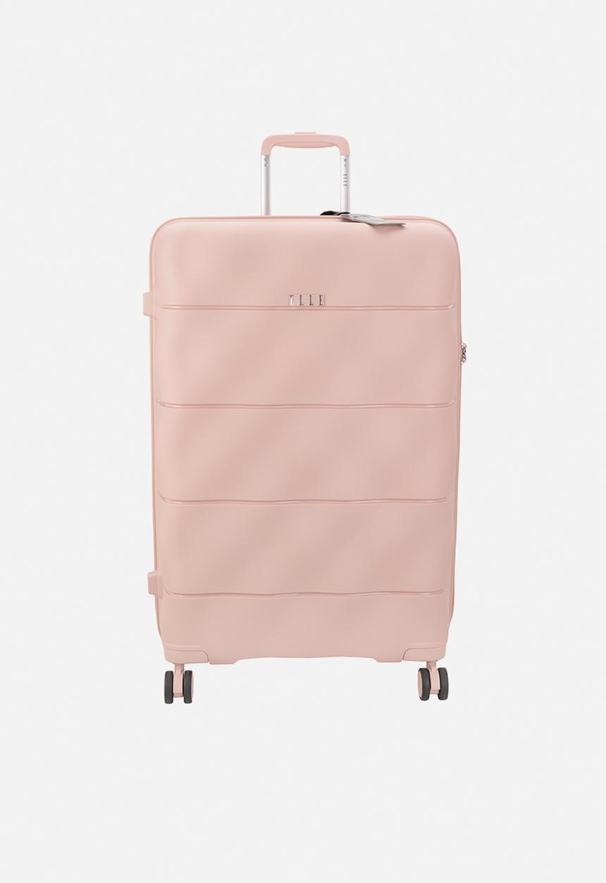 Elle - Large 4-wheel trolley case with TSA lock - dusty pink