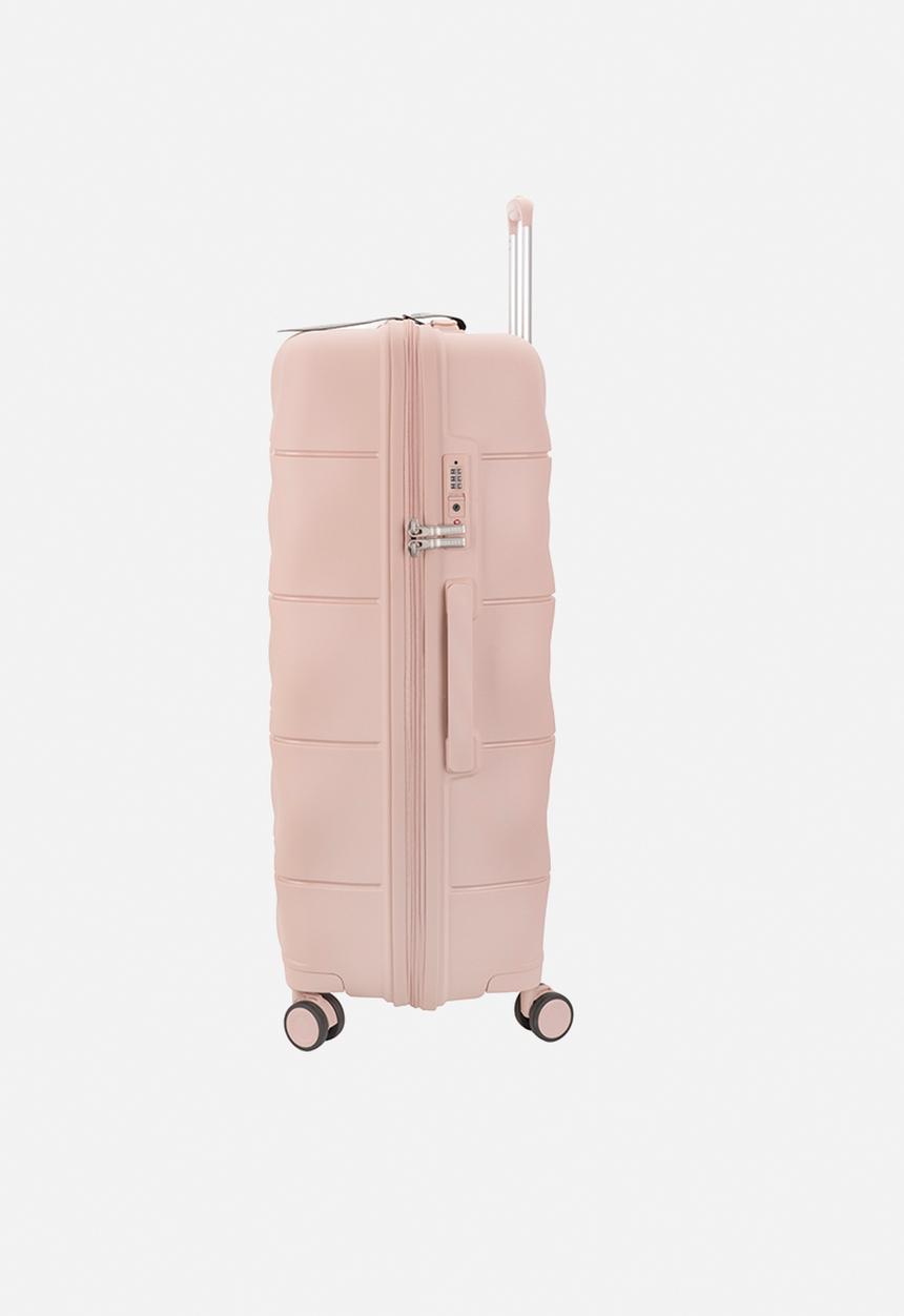 Elle - Large 4-wheel trolley case with TSA lock - dusty pink