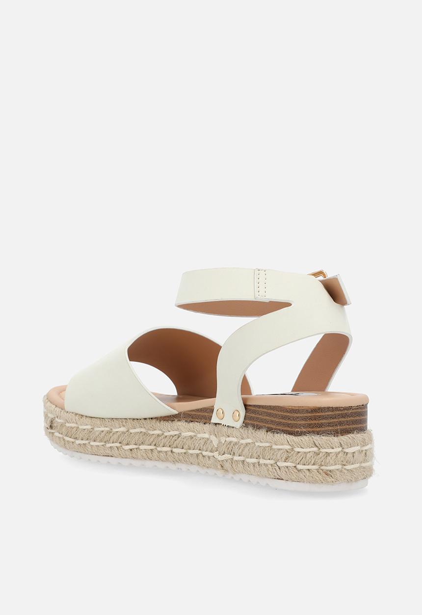 Madison® - Catherine sleek 2 ankle strap - white