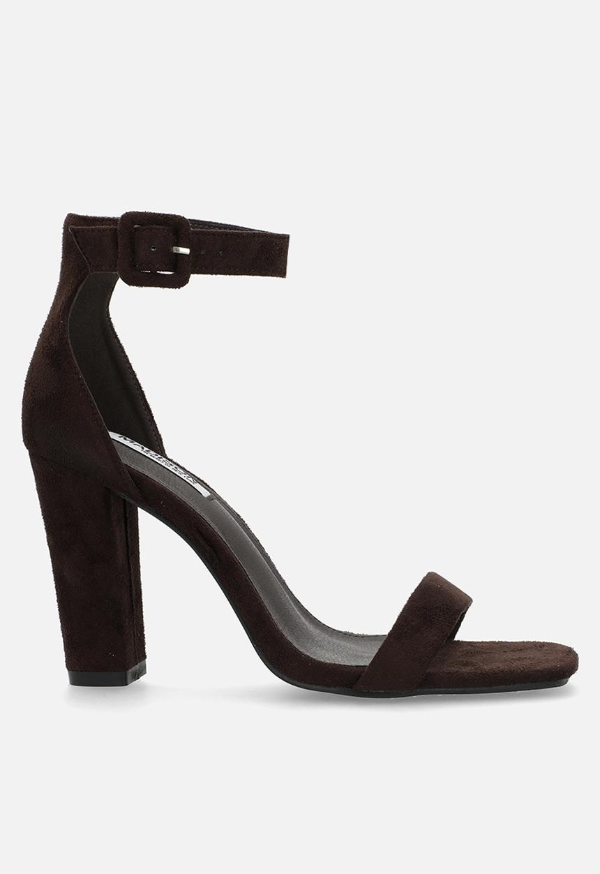 Madison® - Angelique 5 open toe ankle strap - chocolate