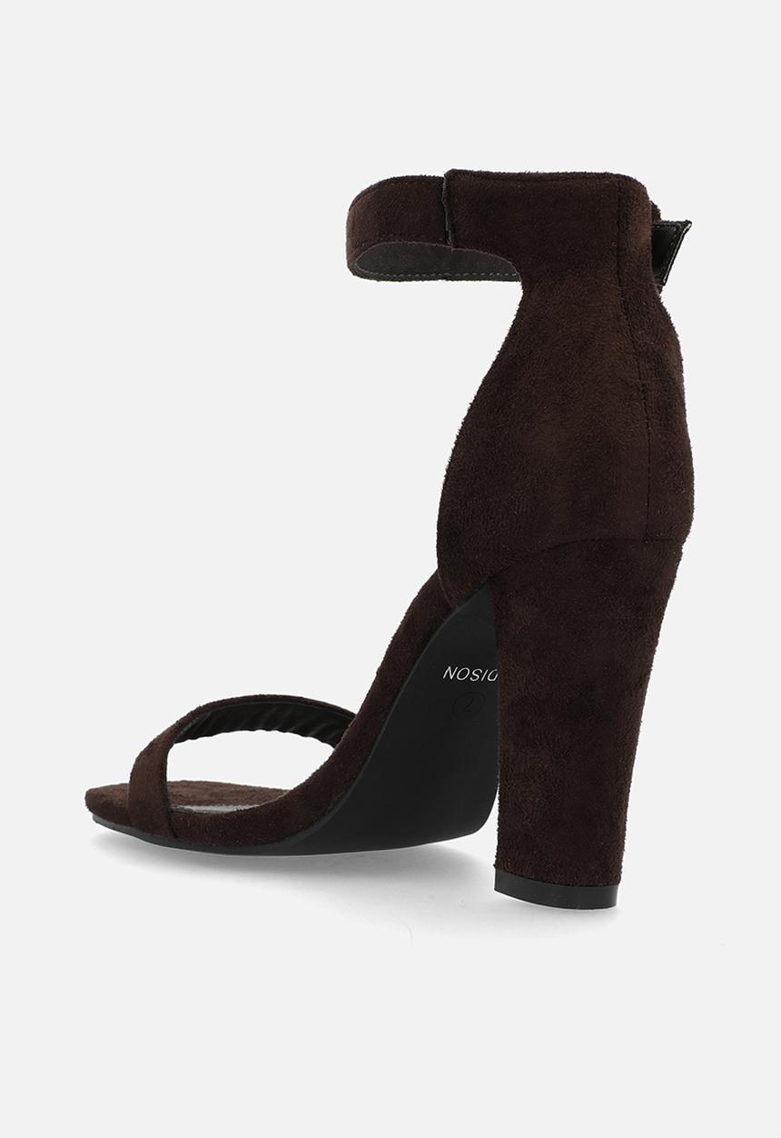 Madison® - Angelique 5 open toe ankle strap - chocolate