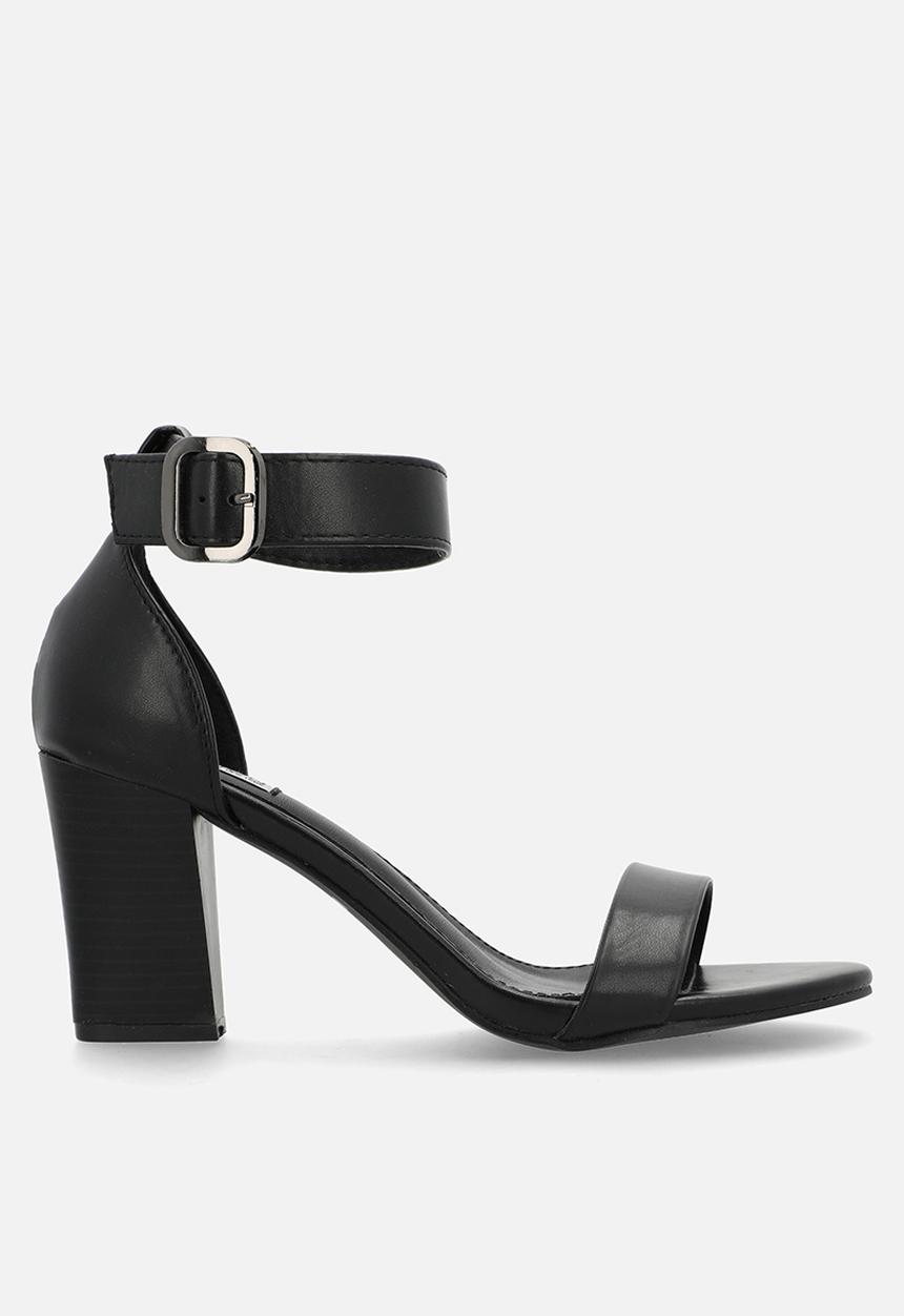 Madison® - Allan 5 open toe ankle strap - black