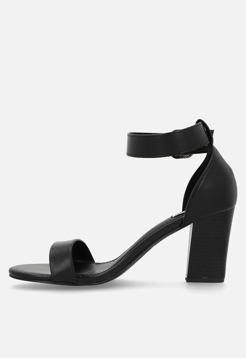 Madison® - Allan 5 open toe ankle strap - black
