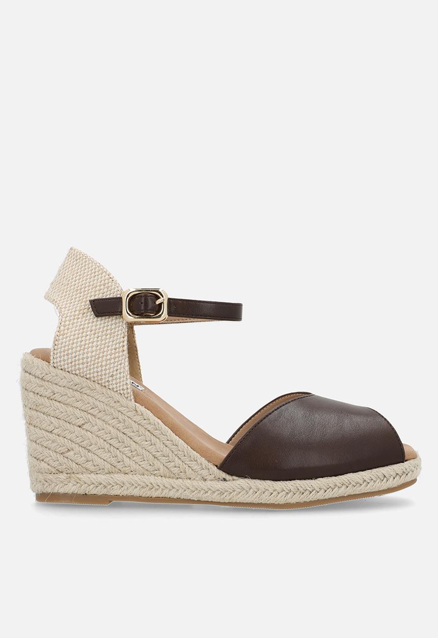 Madison® - Poison open toe ankle strap - chocolate