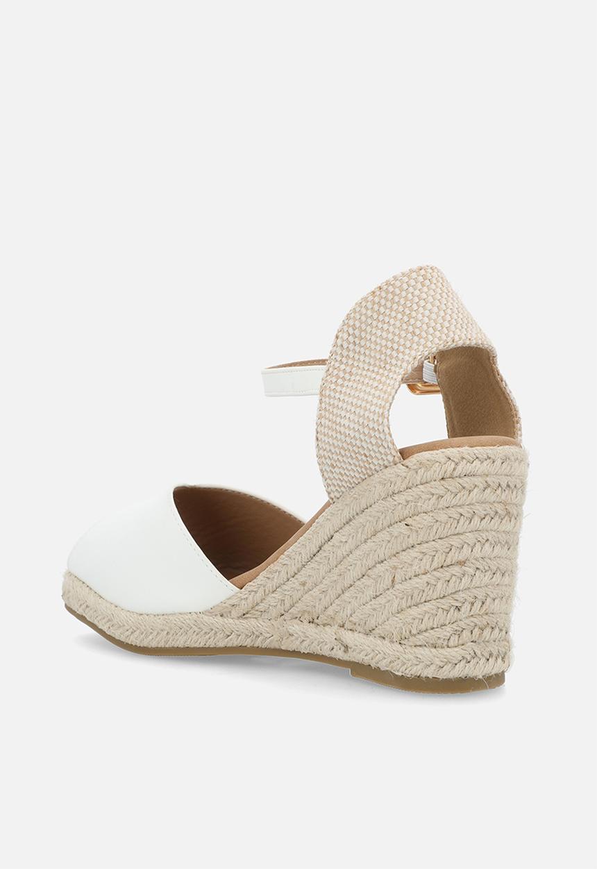 Madison® - Poison open toe ankle strap - white