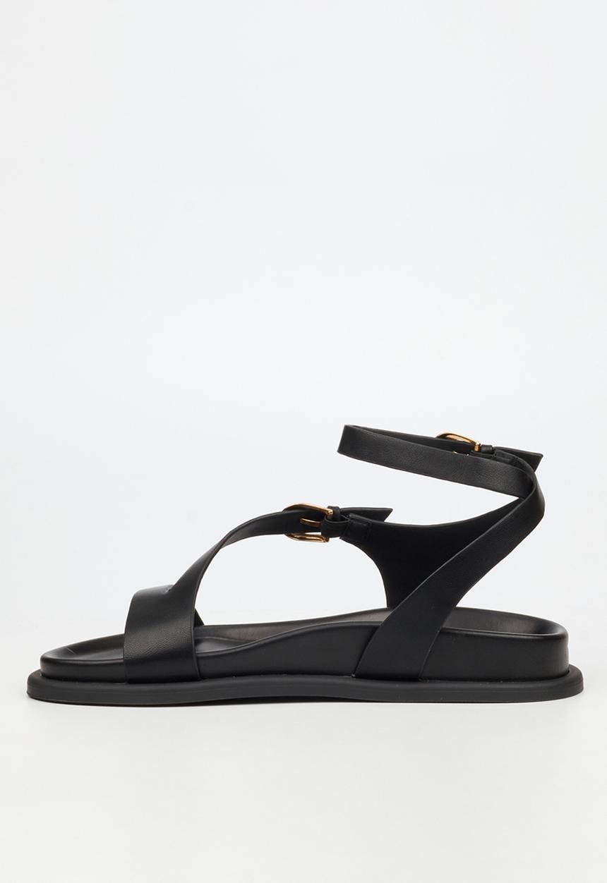 Miss Black - Polpetta 8 multi-strap sandal - black