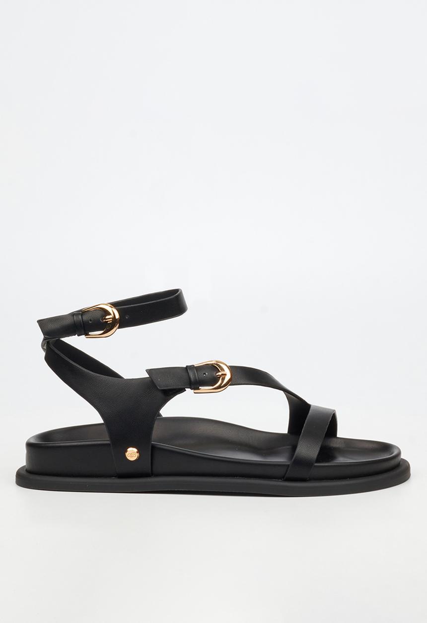 Miss Black - Polpetta 8 multi-strap sandal - black
