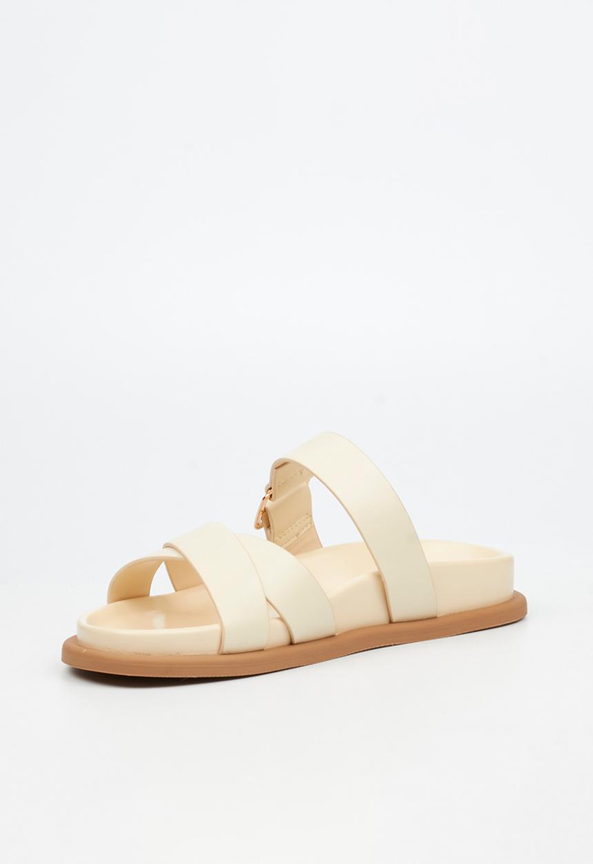 Miss Black - Polpetta 9 multi-strap buckle sandal - natural