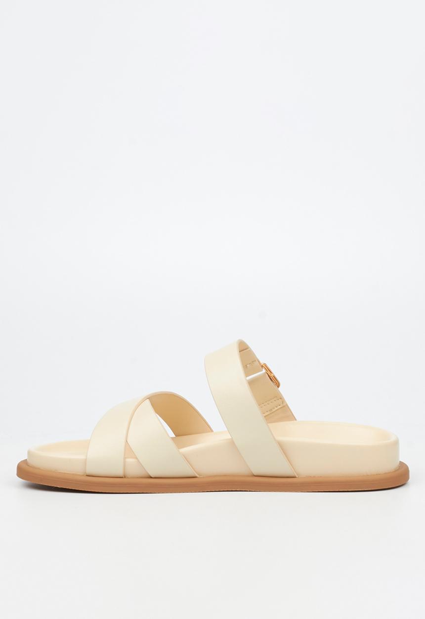 Miss Black - Polpetta 9 multi-strap buckle sandal - natural