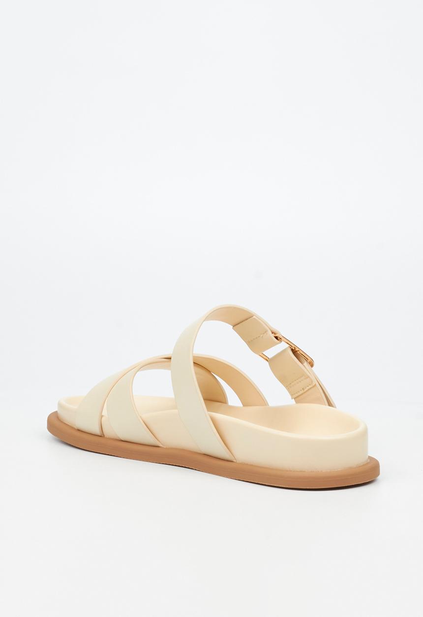 Miss Black - Polpetta 9 multi-strap buckle sandal - natural