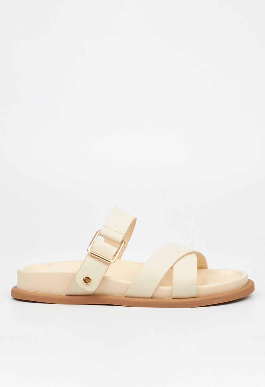 Miss Black - Polpetta 9 multi-strap buckle sandal - natural