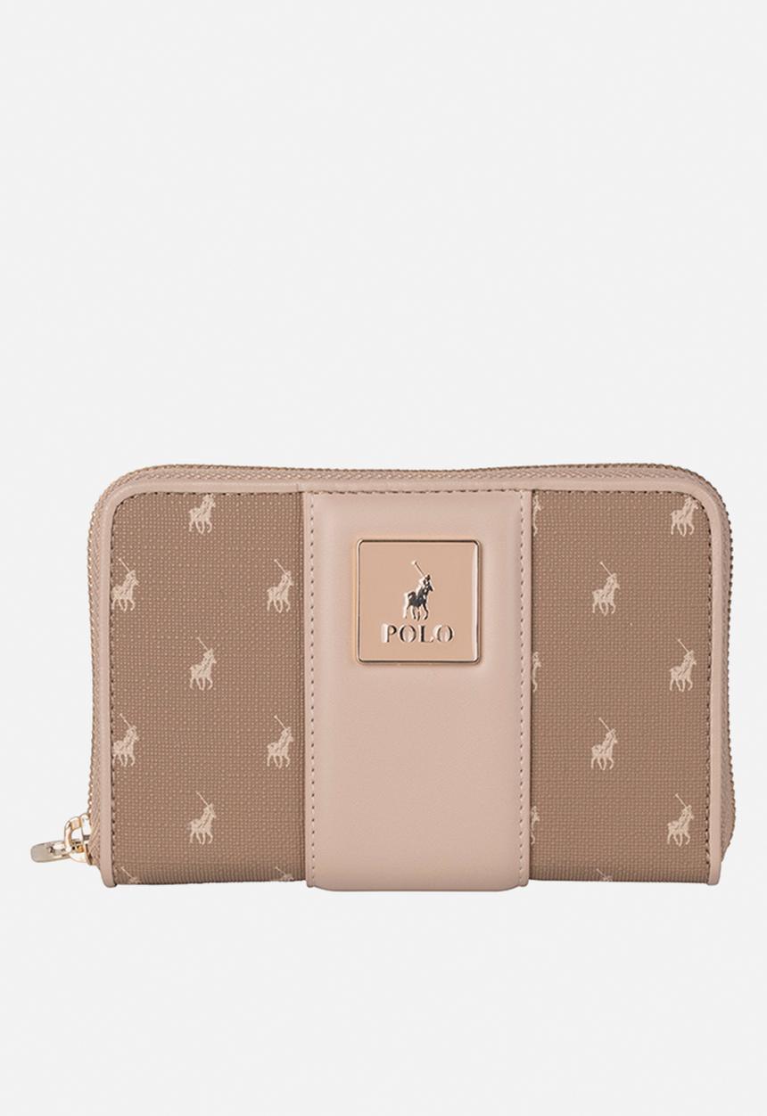 POLO - Kensington Medium Zip Around Purse - Mushroom
