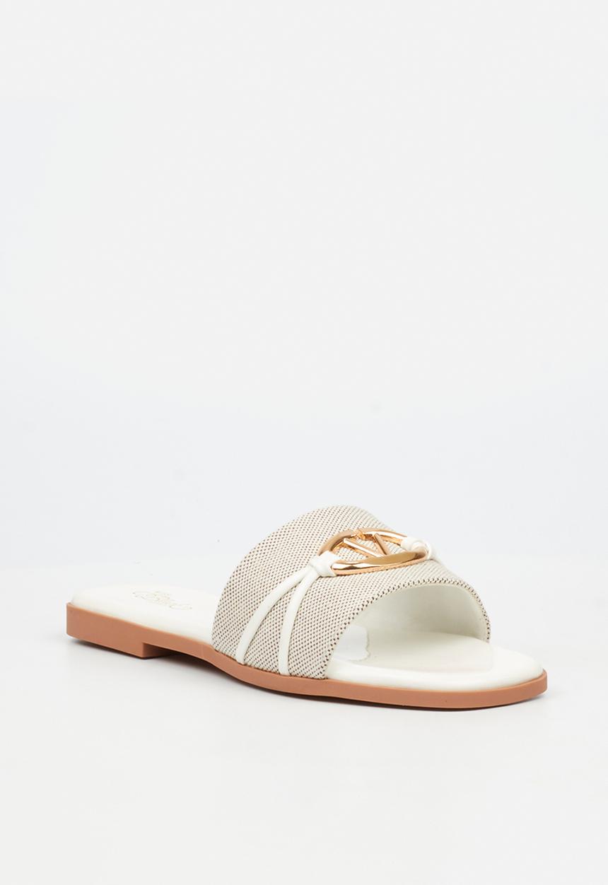 Miss Black - Zenia 2 combo sandal - white