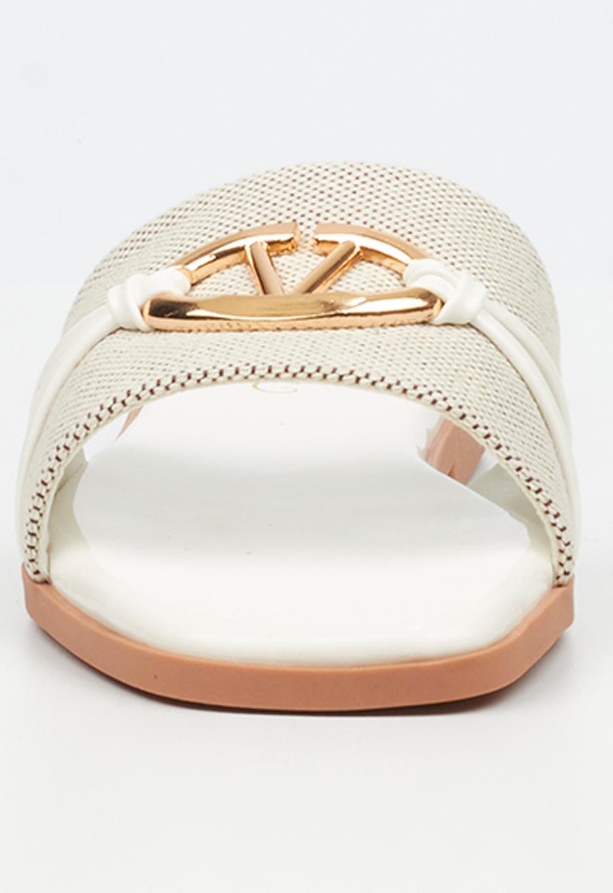 Miss Black - Zenia 2 combo sandal - white