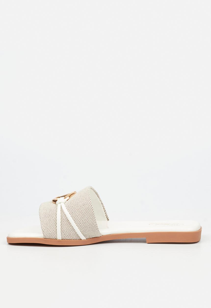 Miss Black - Zenia 2 combo sandal - white