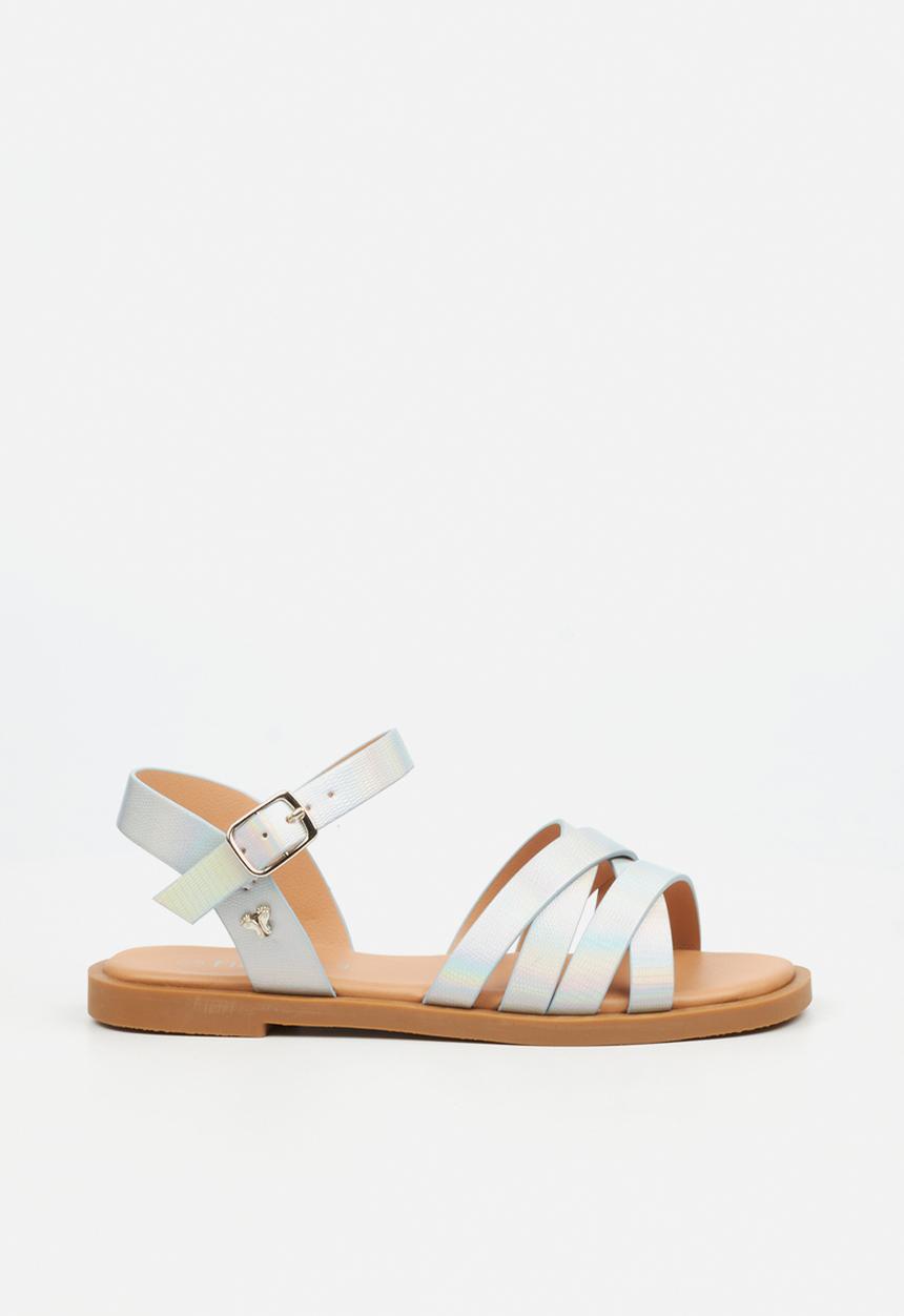 Flutterby - Lillie 1 girls sandal - silver