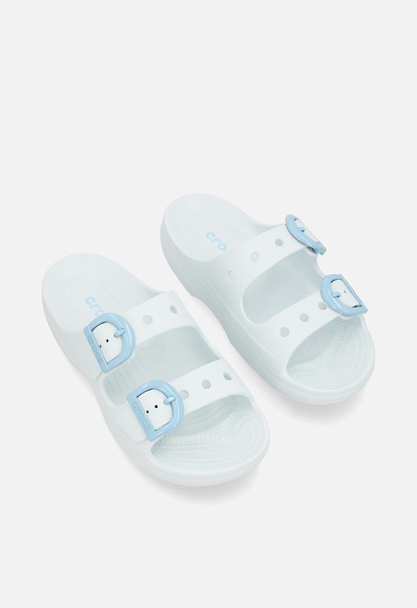 Crocs - SaturdayEnamelBuckleSandalW - Vapor Ice
