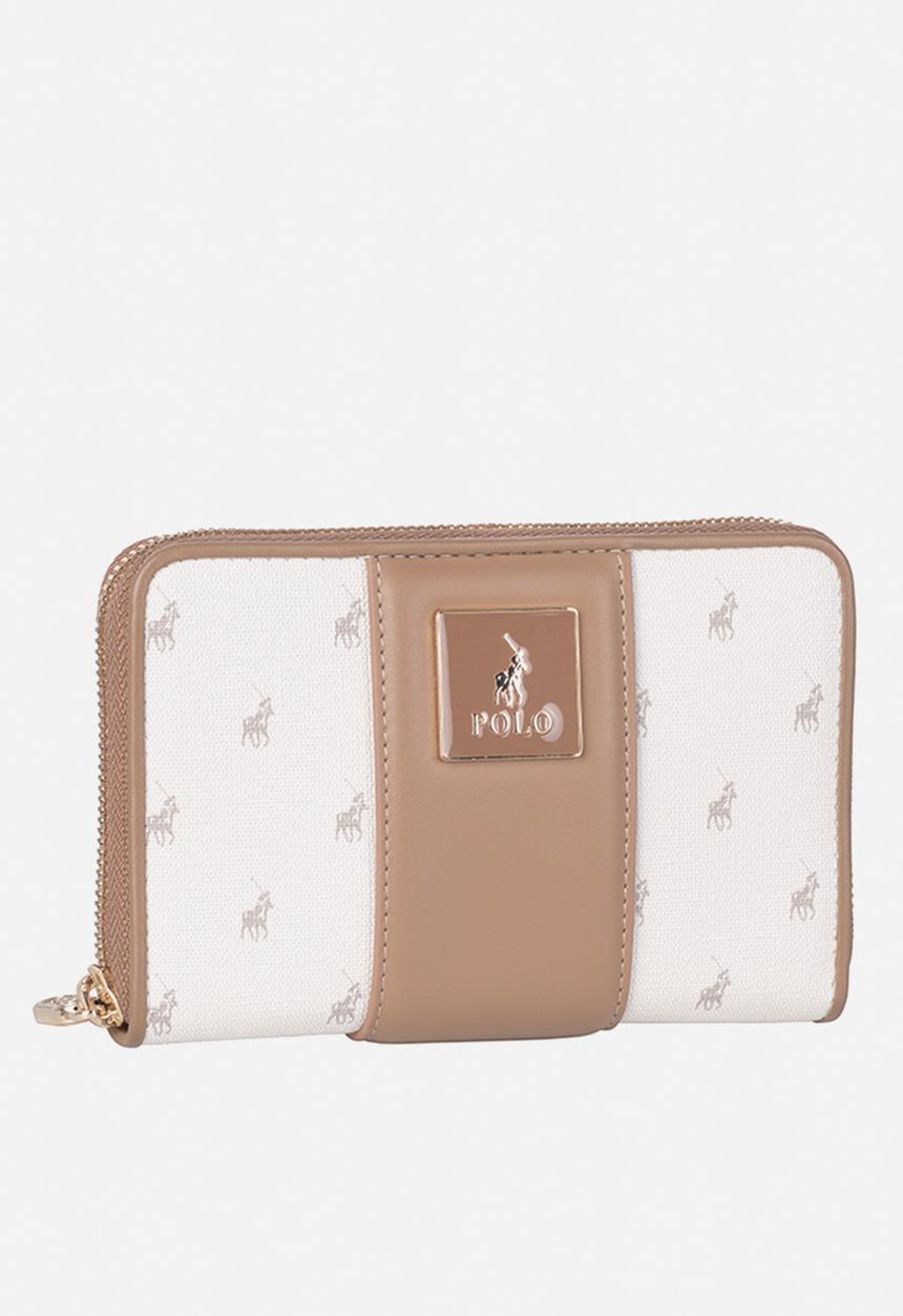 POLO - Kensington Medium Zip Around Purse - Beige