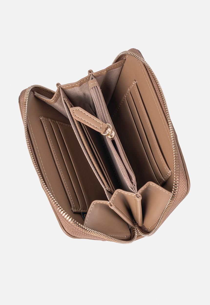 POLO - Kensington Medium Zip Around Purse - Beige