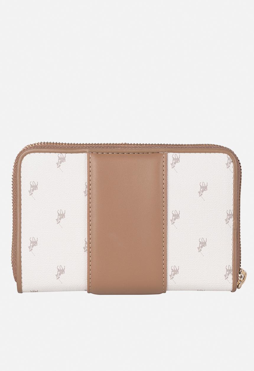 POLO - Kensington Medium Zip Around Purse - Beige