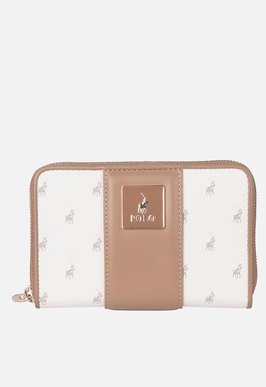 POLO - Kensington Medium Zip Around Purse - Beige