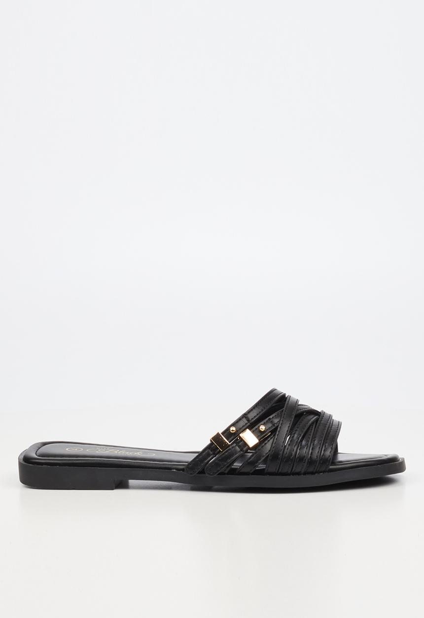 Miss Black - Rune 1 strappy sandal - black