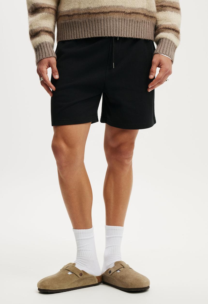 Cotton On - Everyday Fleece Short - Black