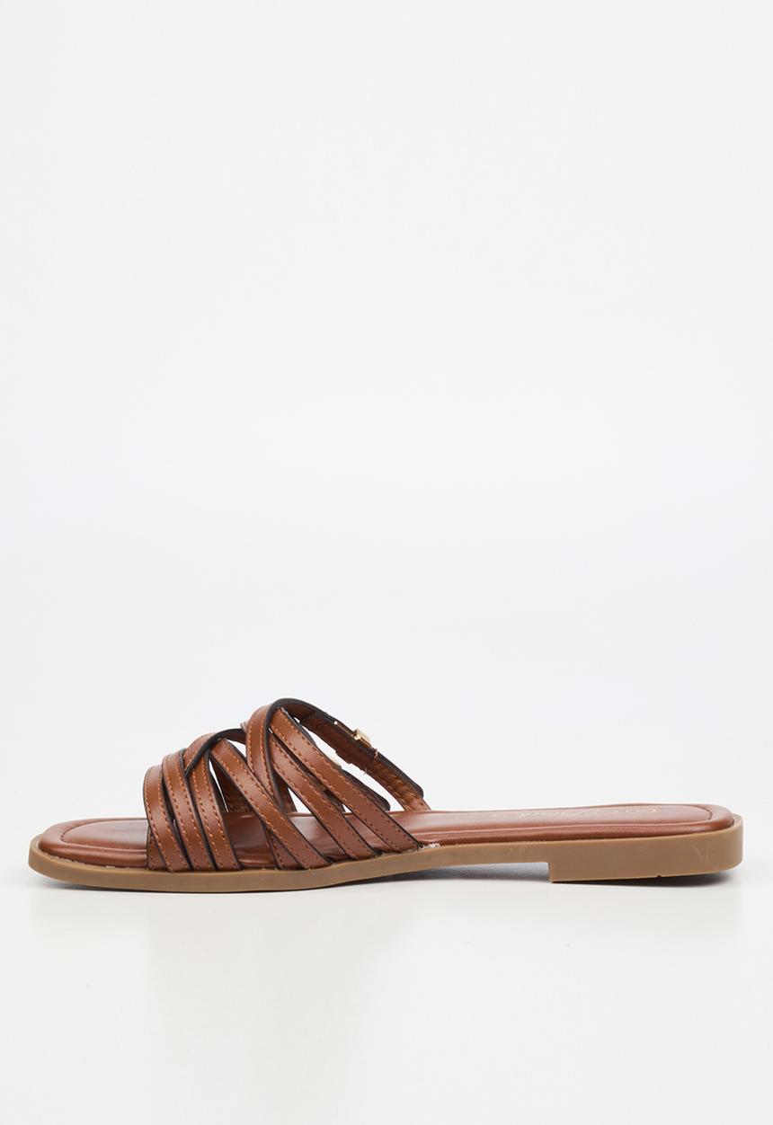 Miss Black - Rune 1 strappy sandal - tan