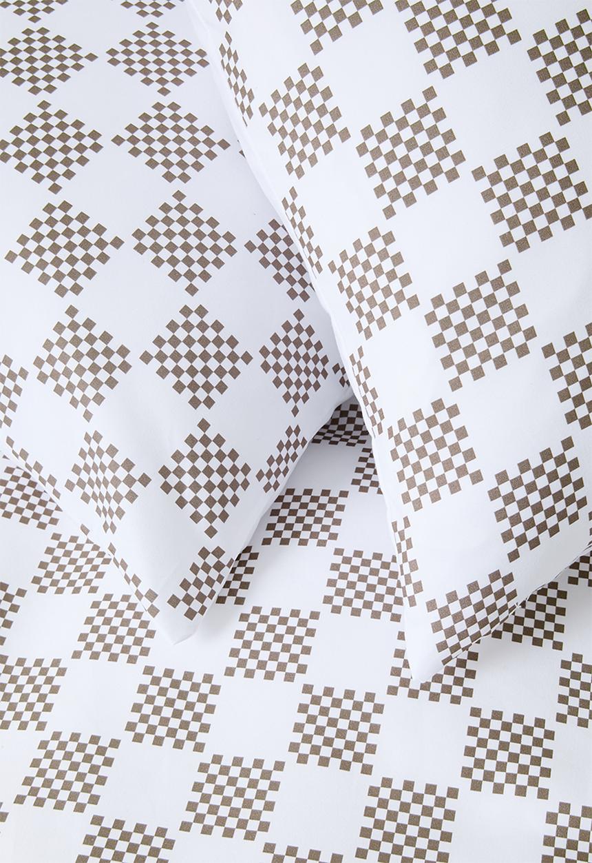 Sixth Floor - Distressed Check Super Soft Duvet Set - Neutral