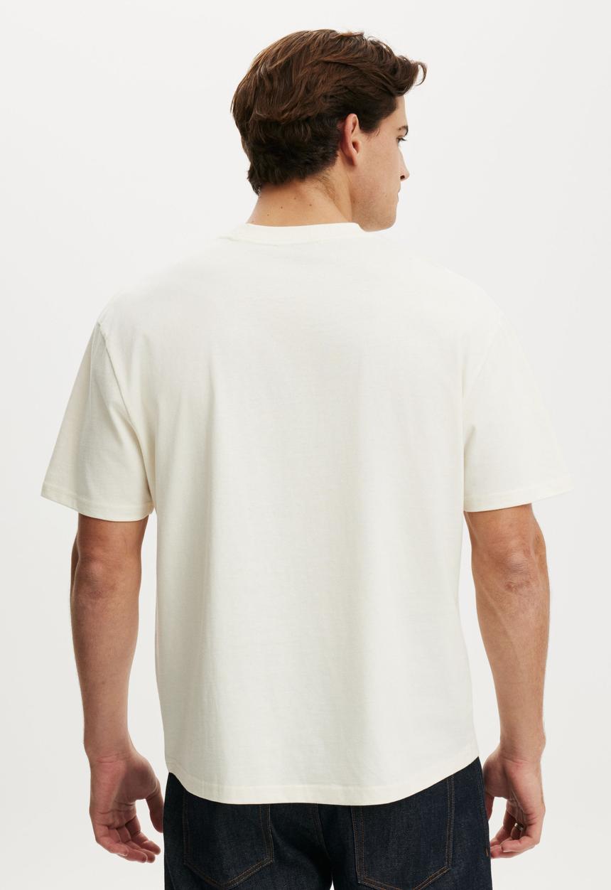 Cotton On - Everyday Fit Music T-Shirt-Lcn Bra Cloud / Post Malone - Sketch