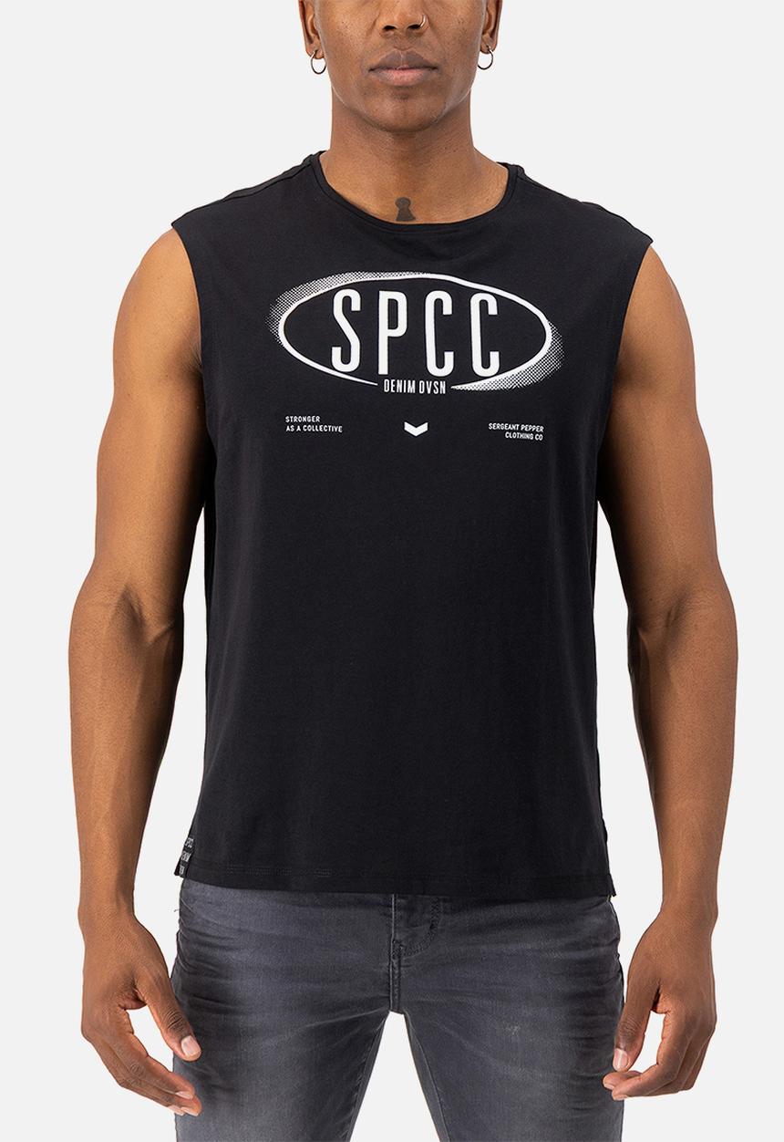 S.P.C.C - Enzo Sleeveless Tee - Black