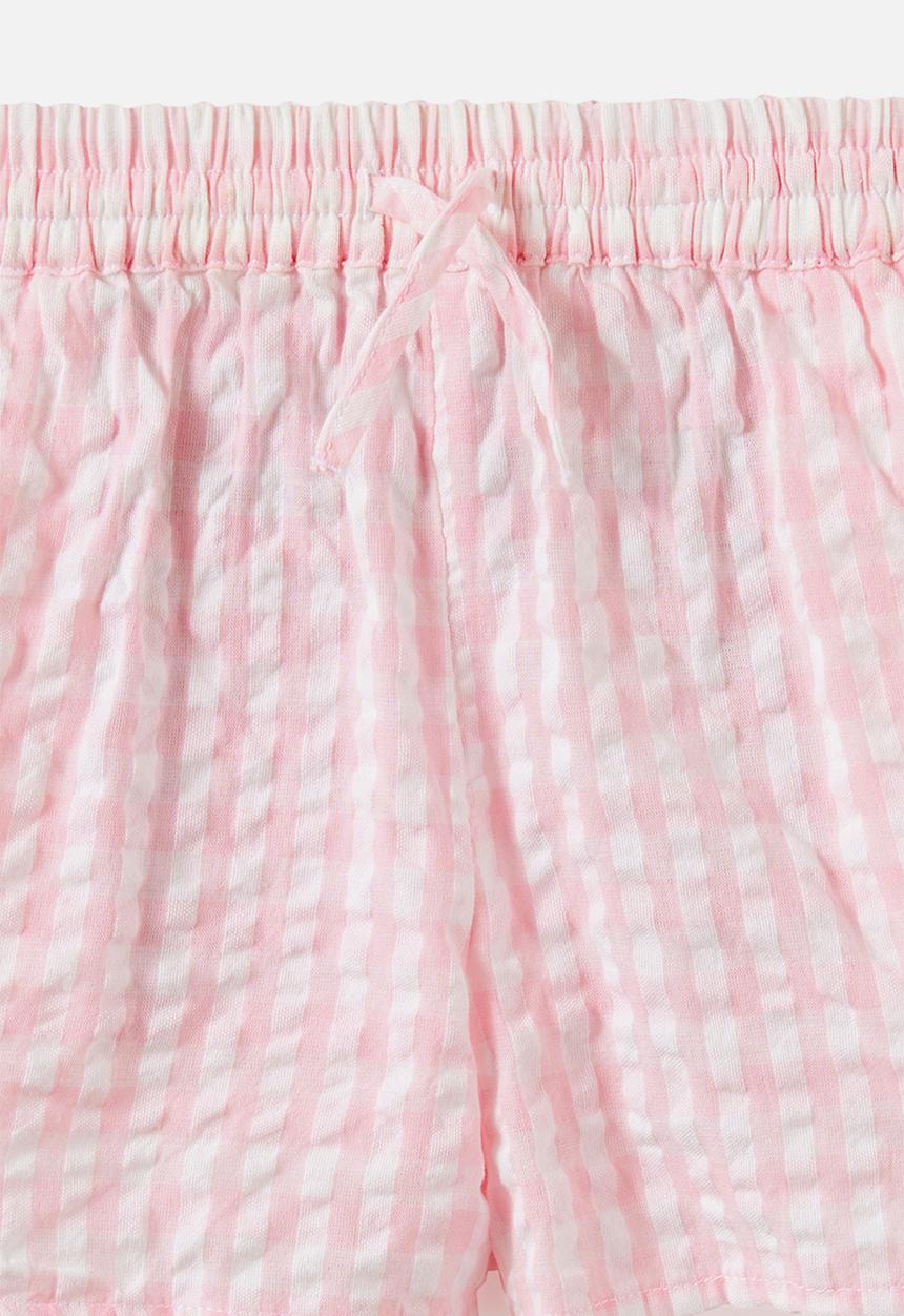 Cotton On - Gigi Woven Short -  Ballet Pink/Gingham