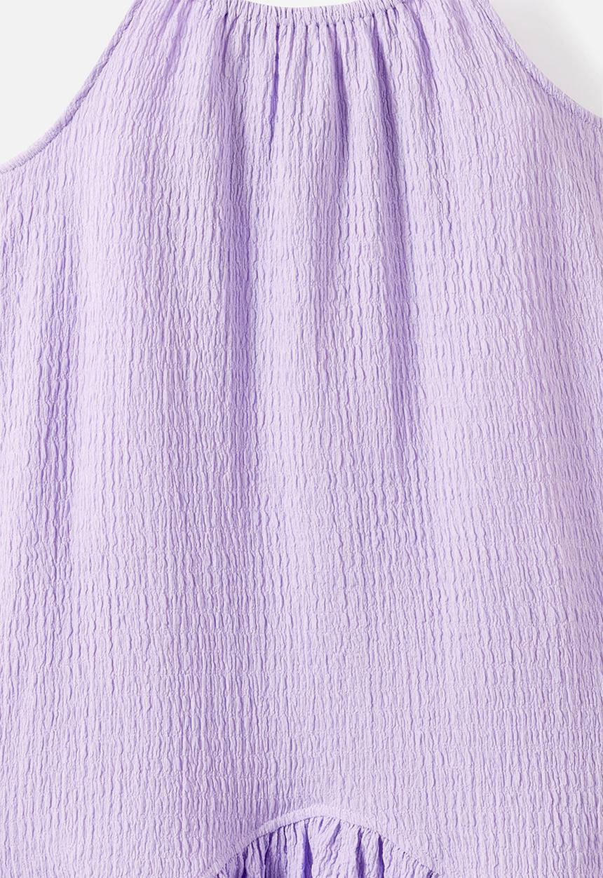 Cotton On - Hazel Scalloped Sleeveless Dress - Vintage Lilac