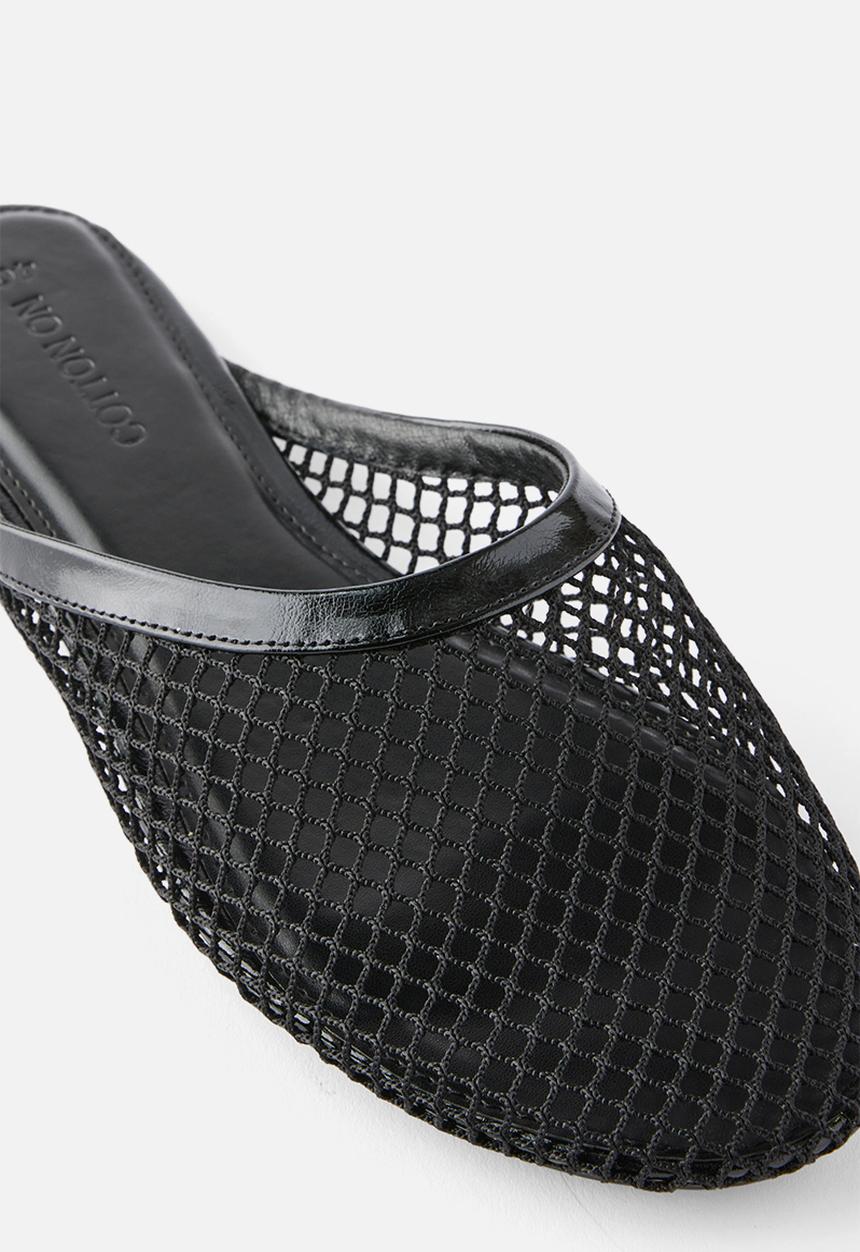 Cotton On - Slipper mule - black mesh