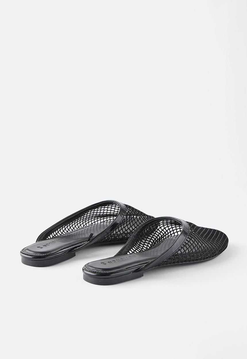 Cotton On - Slipper mule - black mesh