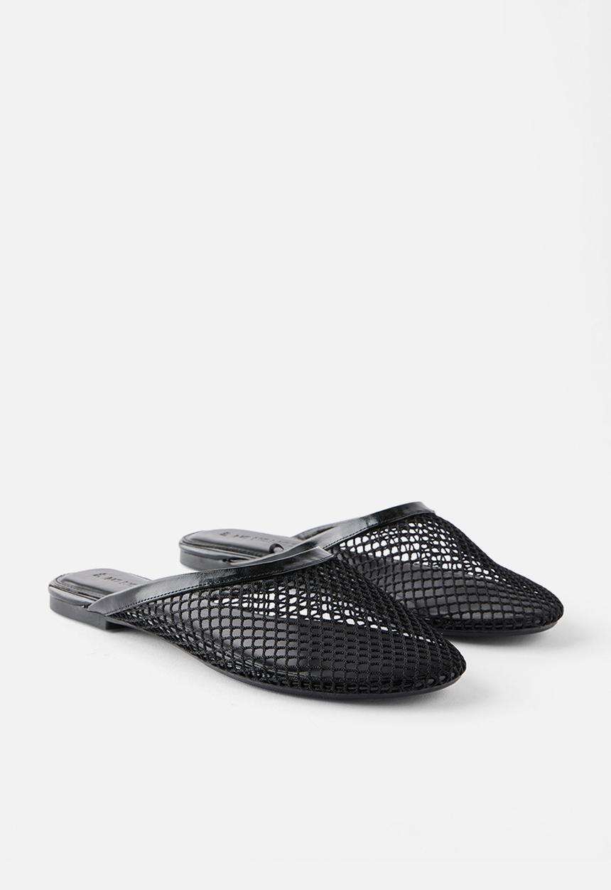 Cotton On - Slipper mule - black mesh