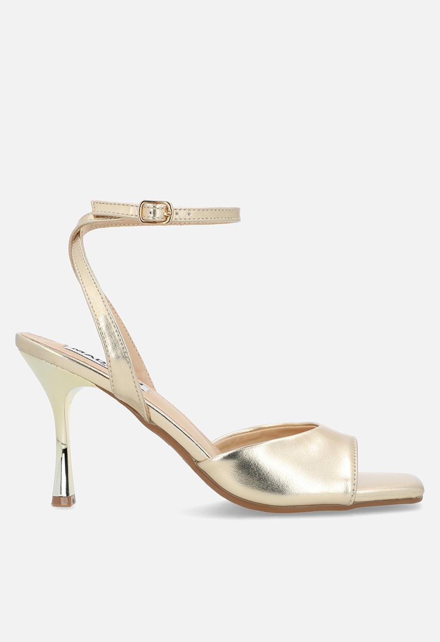 Madison® - Gretta open toe ankle strap - gold