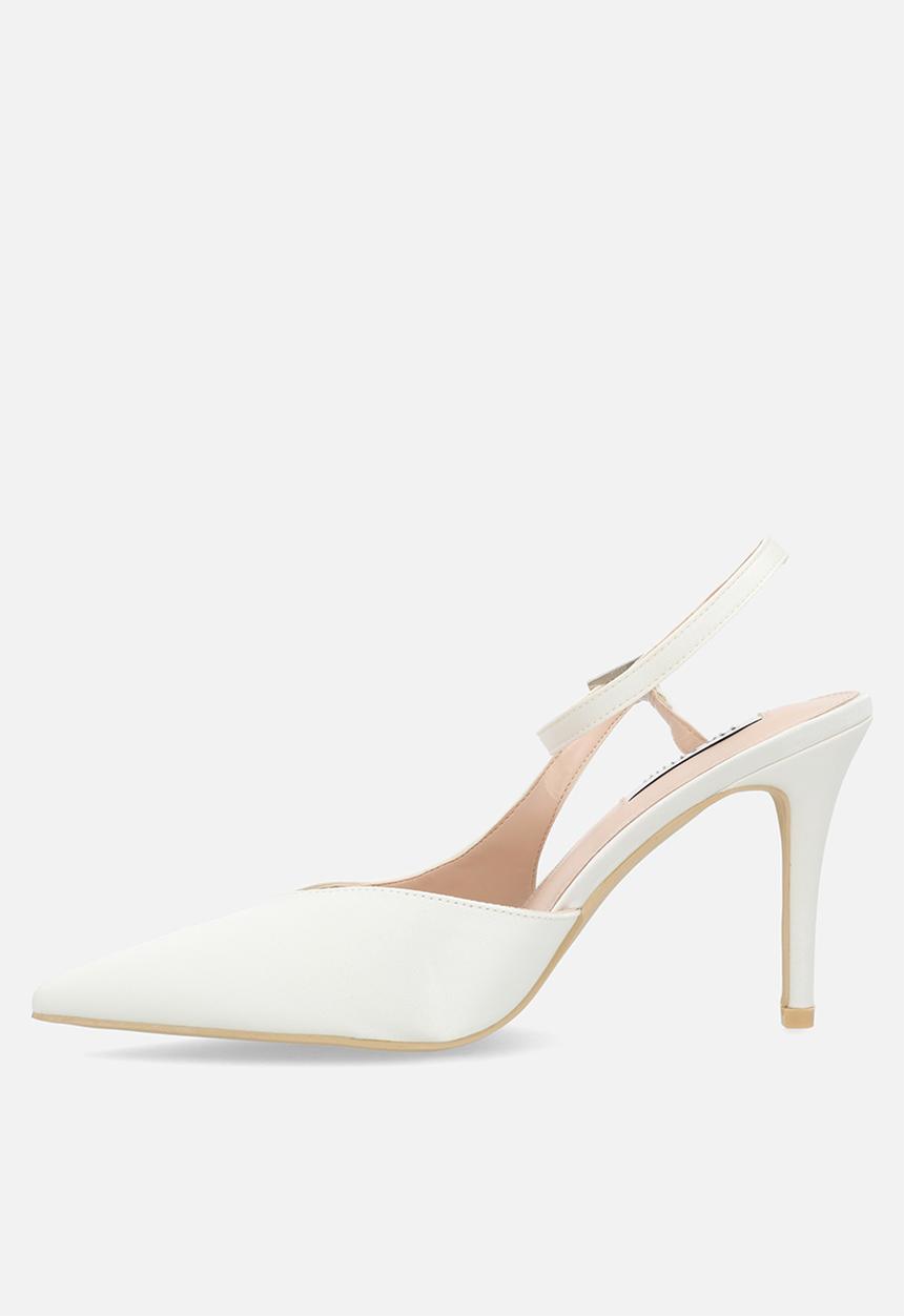 Be Mine - Kanica slingback heel - ivory satin