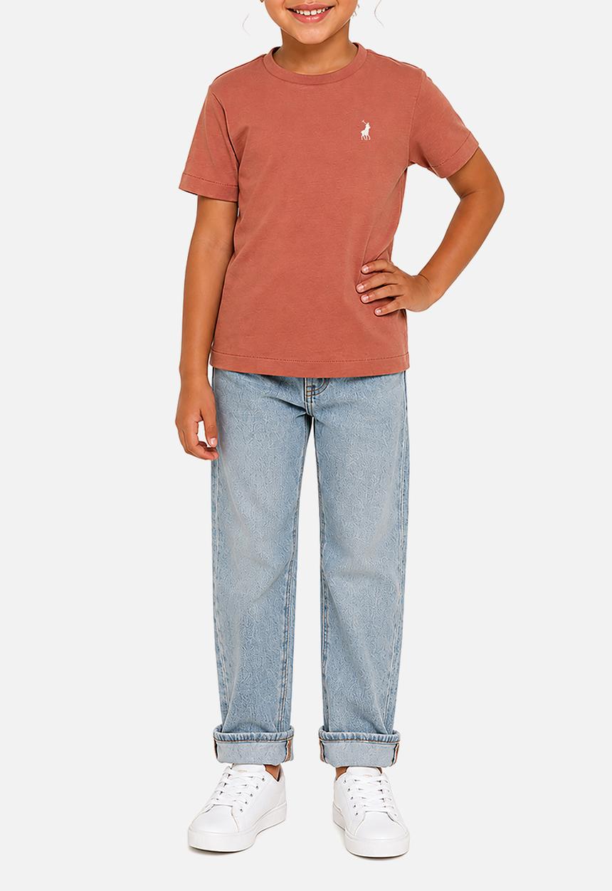 POLO - Girls Kelly Ss Tee - Rosewood