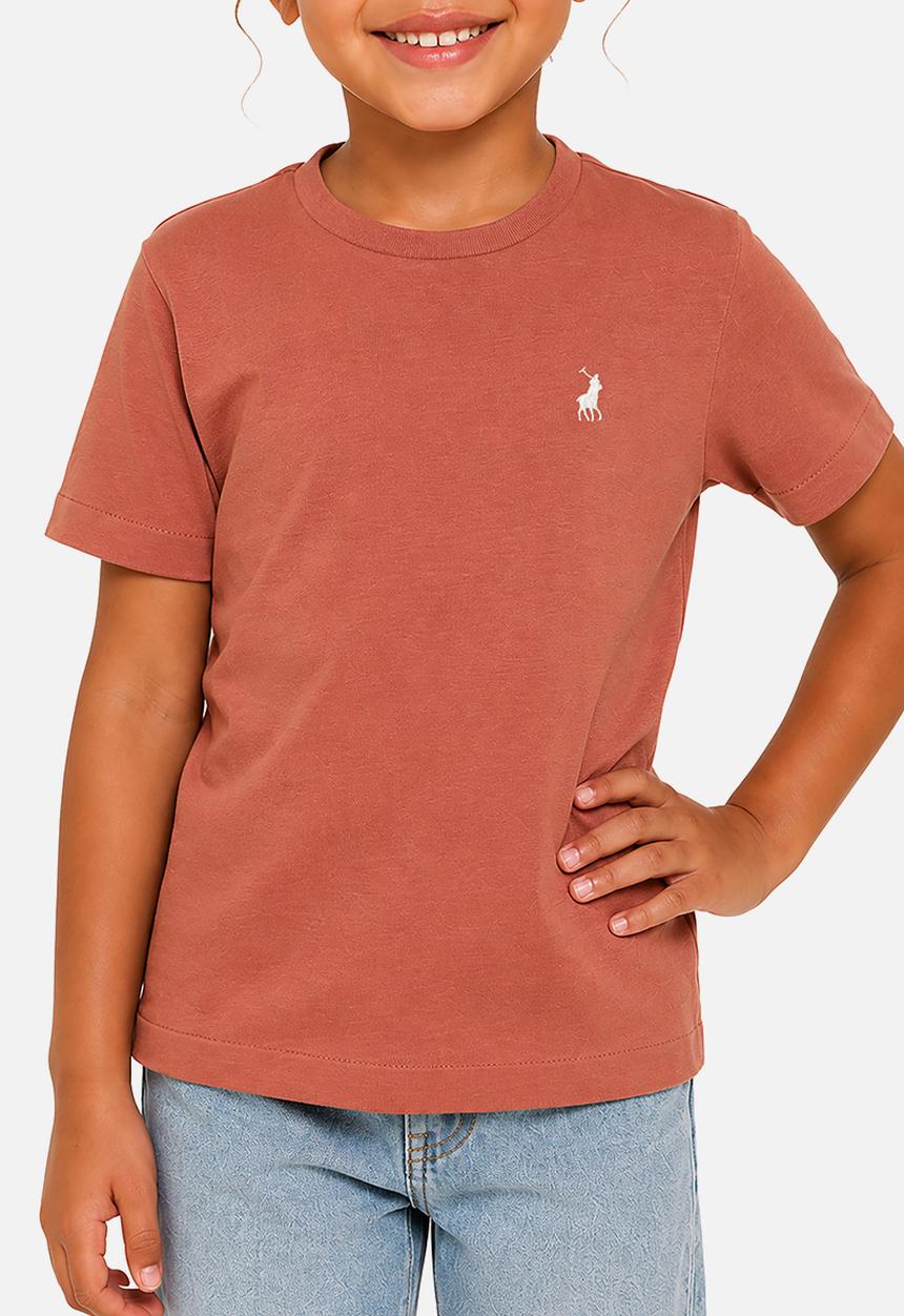 POLO - Girls Kelly Ss Tee - Rosewood