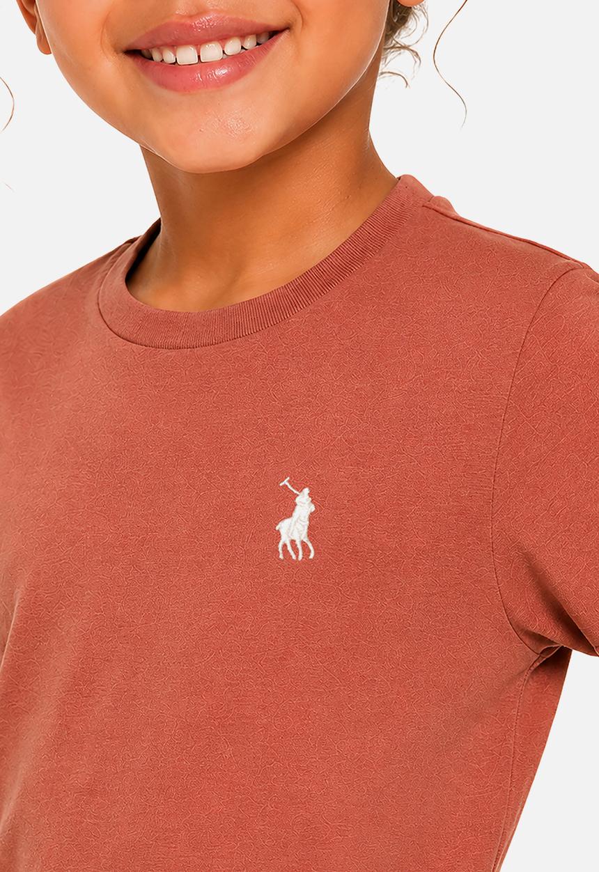 POLO - Girls Kelly Ss Tee - Rosewood