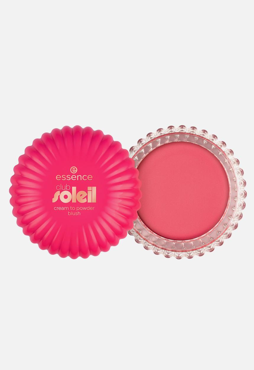 essence - club SOLEIL cream to powder blush - 01 Guava Sunset