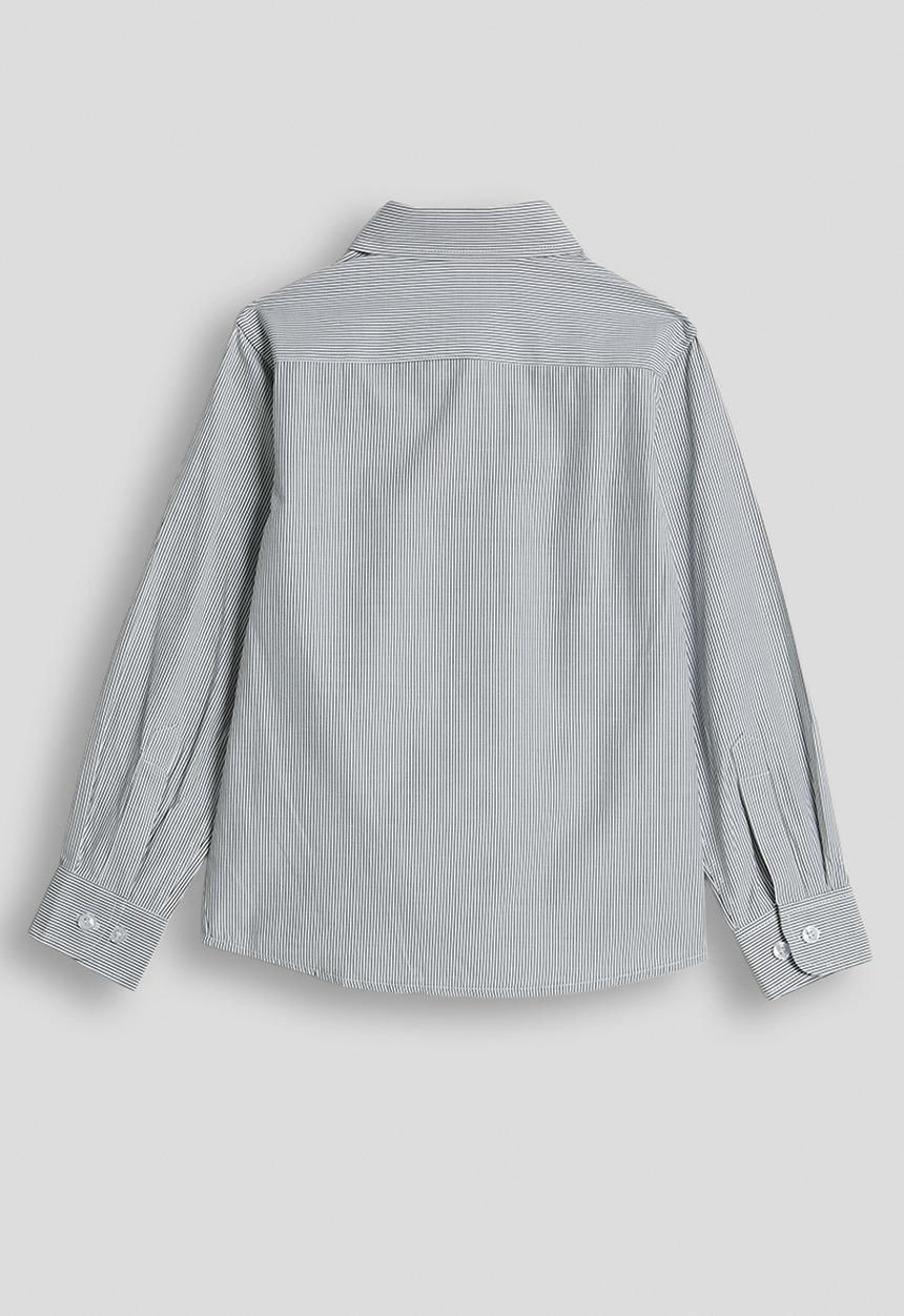 Pop Candy - Pin striped shirt - black