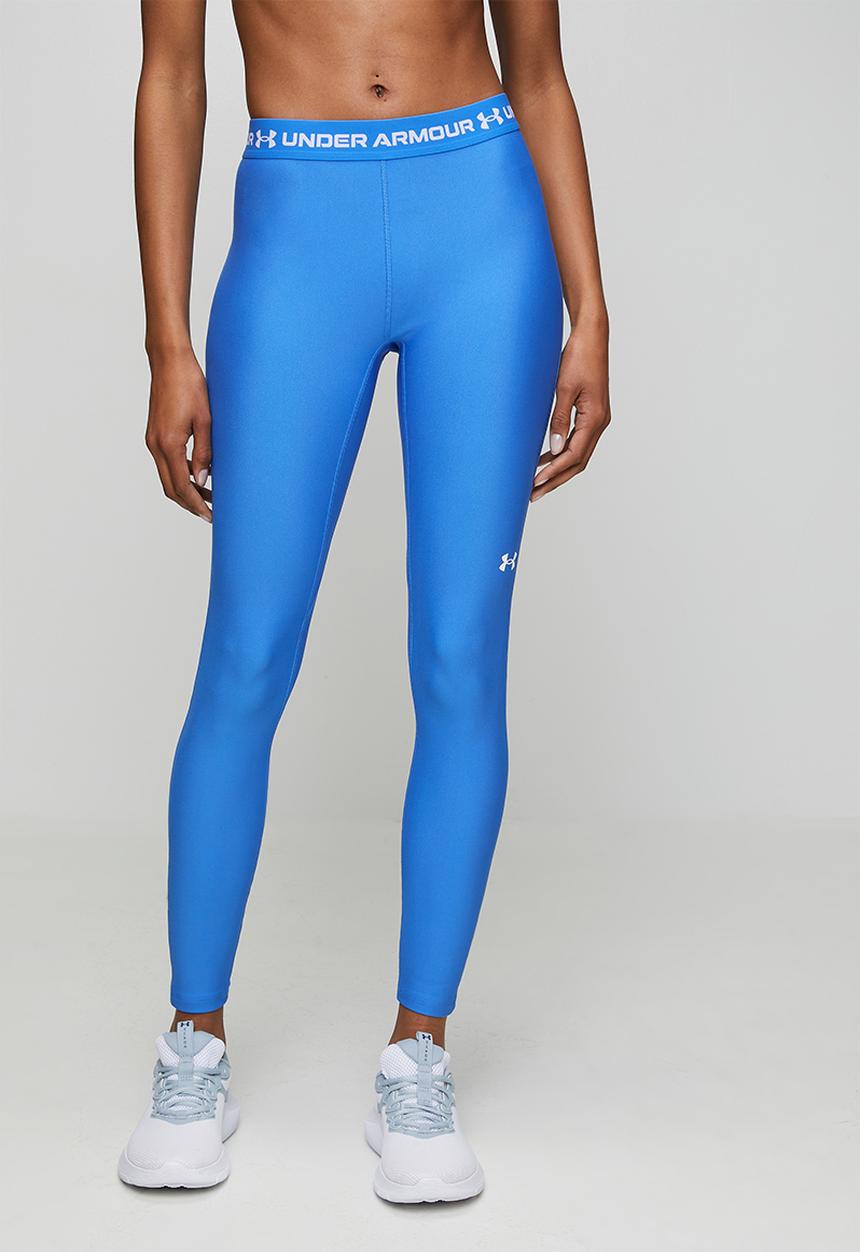 Under Armour - Heatgear Legging - Blue Atlantis/White