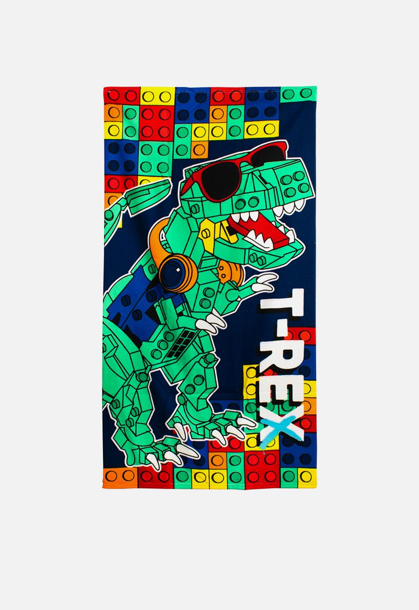 Character Group - Beach Towel - Dino Blocks