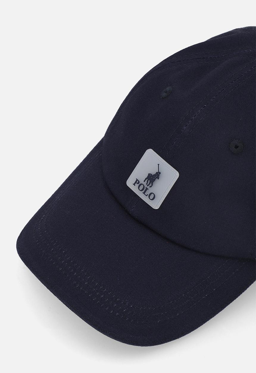 POLO - 6 Panel Badge Peak - navy