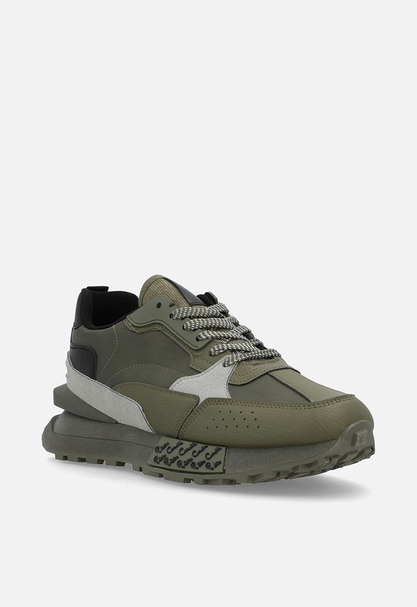 Pierre Cardin - Bruce casual lace up - Olive