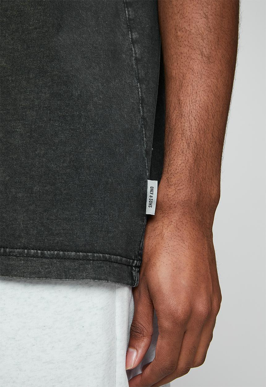 Only & Sons - Onsben Ovz Ss Tee Cbo - Black