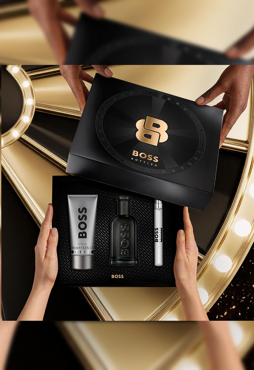 Hugo Boss Fragrances - Hugo Boss Bottled Parfum for Men Trio Gift Set - 100ml