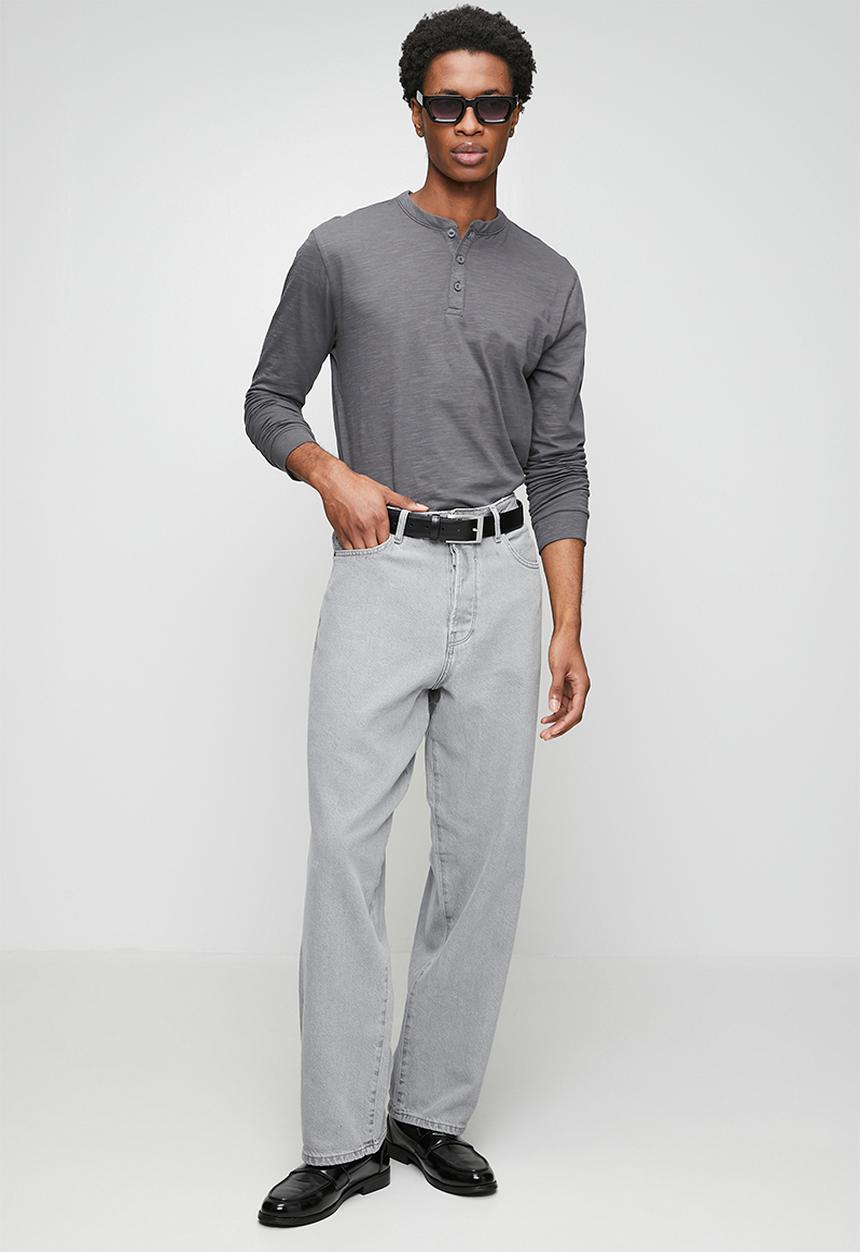 Only & Sons - Onsfade Loose Jax Box Tai Dnm - Light Grey Denim